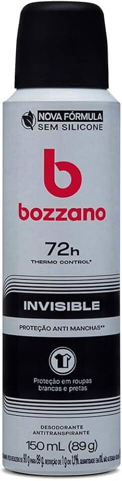 Bozzano Desodorante Aerossol Invisível Branco