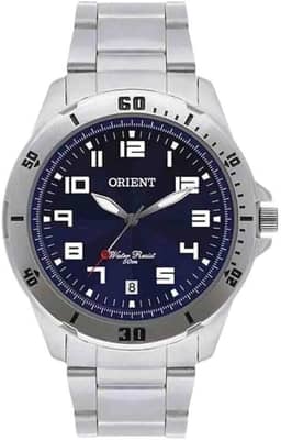 Relógio Orient Masculino Analógico Prateado MGSS1155A