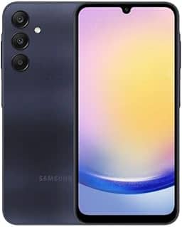 Celular Samsung Galaxy A25 5G 128GB, 6GB RAM, Tela Infinita de 6.5' Azul Escuro
