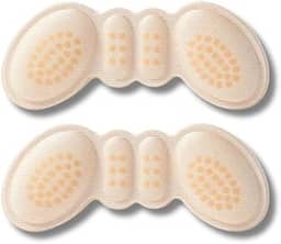 Par Protetor de Calcanhar Ortopédico para Sapatos – 1 Par em Silicone e Tecido – Alívio de Dores, Antibolhas, Conforto Diário e Ajuste Confortável Cores Bege ou Preto - Comfort Pro