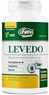 Levedo De Cerveja + Complexo B 450mg Unilife 200 Comps