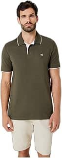 Camisa Polo Básica Masculina Em Malha Piquet Com Bordado