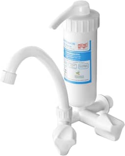 Torneira Bica Móvel Plus de Parede Com Filtro Branca - HERC