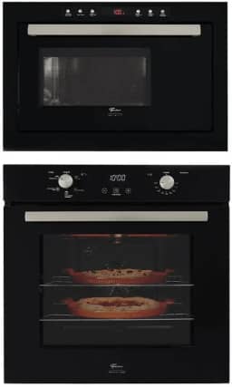 Kit Forno Elétrico Fischer Infinity Embutir 82l Com Air Fryer + Micro-ondas 25l Preto 220v