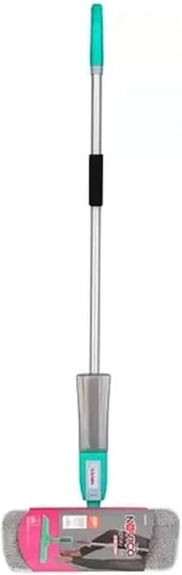 Noviça - Mop Spray Fit e Tecido de Microfibra para Limpeza Rápida, Cabo Articulado e Reservatório Plástico para Inserção do Produto de Limpeza, Bettanin