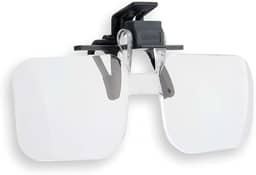 Lente de Aumento Carson com encaixe para óculos e ampliação de 2x OD14, incolor