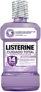 Listerine Cuidado Total 14 Benefícios em 1 Enxaguante Bucal Sem Álcool, 250ml