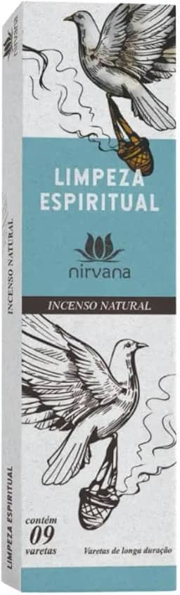 Incenso Nirvana Limpeza Espiritual - 9 Varetas