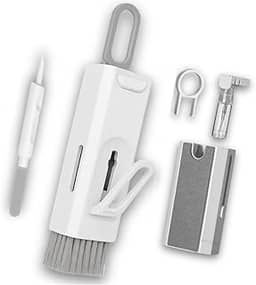 Escova Kit de Limpeza 8 em 1 para Teclado, Fone de Ouvido, Tela de Computador e Celular, Kit Multifuncional Limpador e Removedor de teclas - Qualidade Premium LNSTORE