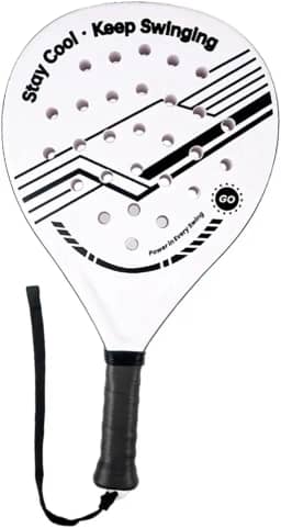 Vaveren Raquete de Padel para Iniciantes, Leve, com Núcleo em Epe, Ideal para Entretenimento, Pais, Filhos e Família, Uso Interno, Adultos e Juniores