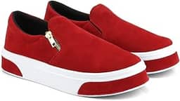Slip On Feminino em Camurça Com Solado Antiderrapante Tênis Casual Conforto 503-GG