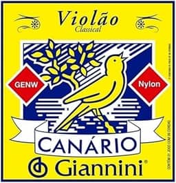 Encordoamento Para Violão GENW Canário Nylon Médio GIANNINI