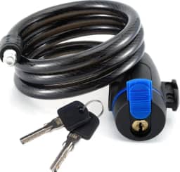 Cadeado Para Moto Bicicleta Bike Capacete Portão Porta Corrente Segurança Antifurto Trava Grossa (ZXCS-ZX01,1)