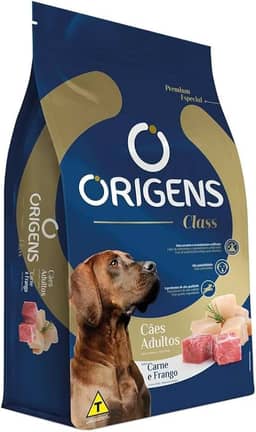 Ração Origens Class Cães Porte Médio E Grande Carne E Frango 20 Kg