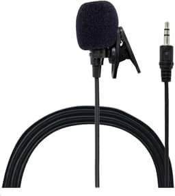 Microfone De Lapela Externo Plug 3.5 130cm