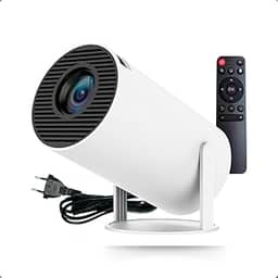 Mini Projetor Portatil 4K 1080 Full HD 5g Wifi 6 Bluetooth 5.0 Android HY300 Suporte 8000 Lumens Para Celular LED Projete até 130 polegadas
