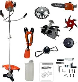 Roçadeira Bipartida Multifuncional a Gasolina 52cc 2,5HP Profissional Carbon Fak