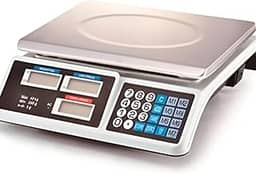 Balança Eletrônica Digital Alta Precisão 40kg Comercial - Balança Digital Comercial, Capacidade 40kg, Display LED Duplo, Bandeja Inox 33x24cm, Bivolt, Aço Inoxidável e Padrão EU.