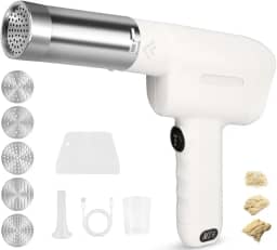 Maquina de Macarrão, Máquina de Macarrão, Maquina Macarrao, 5 Tipos de Moldes, 1 Tipos de Moldes de Enema