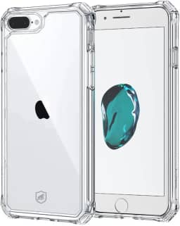 Gshield Capa Case Capinha Clear Proof Anti-impacto com Quinas Reforçadas (Transparente, iPhone 7 Plus / 8 Plus)