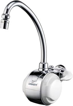 Torneira Elétrica Versátil Parece Branco com Cromado 127V 4500W Lorenzetti