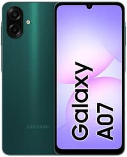 Samsung Celular Galaxy A07 256GB, 8GB, Câmera 50MP, Tela 6.7', Proteção IP54, Processador 6nm (Verde)
