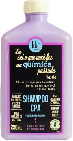 Eu Sei O Que Você Fez na Química Passada Shampoo 250g , Lola Cosmetics