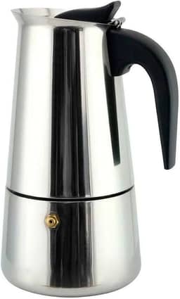 Cafeteira Italiana Expresso 450ml em Inox Para 9 Xícaras