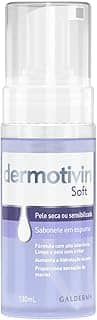 Dermotivin Espuma De Limpeza Facial Pele Seca Ou Sensibilizada Soft 130ml