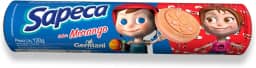 Biscoito Recheado Morango Sapeca 120G, Germani Alimentos, Biscoito Doce Recheado Sabor Morango, Vermelho, Recheio Cremoso, Casquinha Crocante E Sabor Irresistível, Receita Caseira Desde 1892