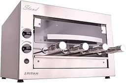 Titan Eletro, Churrasqueira a Gás de Bancada para 4 Espetos GN 127V Stand Titan