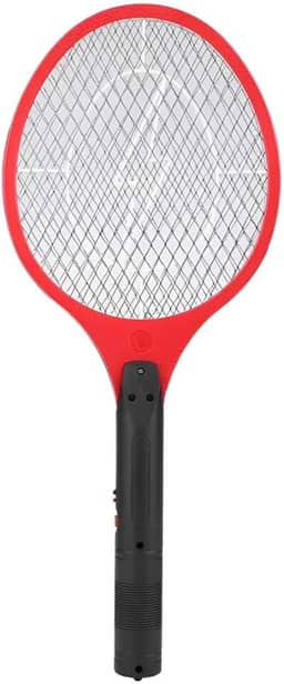 Raquete Elétrica Recarregável Bivolt 110/220v mata mosquito,pernilongos e insetos em geral,com Botão de Segurança