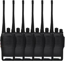 Kit 6 Radio Comunicador Walktalk Talkabout Profissional 777s