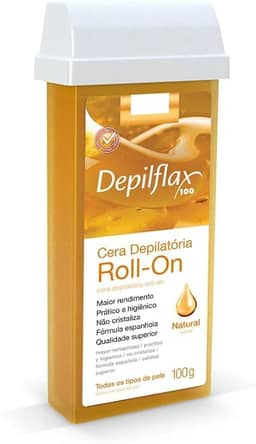 CERA DEPILATÓRIA ROLL-ON NATURAL DEPILFLAX