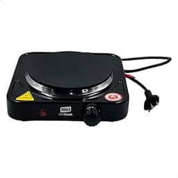 INMA, Fogão Elétrico, Fogão 1 Boca, Fogão Portátil, Cooktop, UniCook, Fogão de Mesa, Fogão Para Mesa, Fogareiro De Mesa, Fogareiro 1 Boca Inox,1000w, INMA Compatível Com TYJR (Preto 110v)