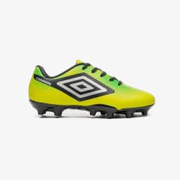 Chuteira Campo Umbro Cannon Jr,Verde Limão/Preto/Prata,29