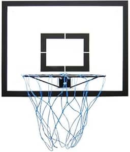 ULTIMAX SHOP Tabela de Basquete Klopf - MDP 15mm, Aro Trefilado, Rede de Nylon, 50x65cm, Resistente às Intempéries, Adulto e Criança, Basquete