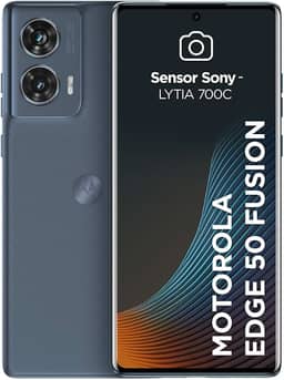 Smartphone Motorola Edge 50 Fusion 5G - 256GB 8GB RAM + 8GB RAM Boost 50MP Sony AI Camera IP68 NFC Blue Teal (Recondicionado)