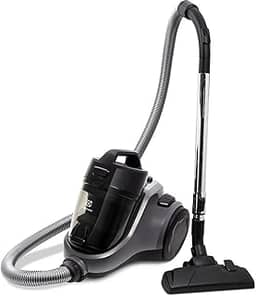 Aspirador de pó sem saco Electrolux easybox maior potencia 1600W silencioso compacto bocal estofados cabo retratil controle velocidade EAS30 cinza preto 127v