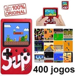 super mini game 400 em 1 completo só ligar e jogar ideal para crianças e adultos cor do console sortida