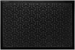 Tapete De Entrada Capacho Waterkap Residencial 60Cm X 40Cm Cor:Preto