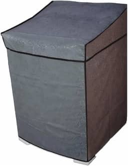 Capa Para Maquina De Lavar Brastemp Electrolux Consul Impermeável 11 A 14 kg (Cinza, G)