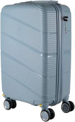 Mala de bordo em Polipropileno 4 rodas 360º - AeroMalas Catar (Azul Claro)