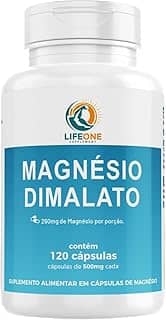 Magnesio Dimalato 120 Cápsulas Life One