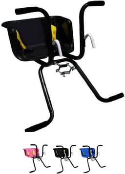 Cadeirinha Infantil Bike Baby Dianteira Para Crianças de até 15kg Passeio Bicicleta c/Cinto