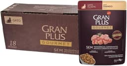 Ração Úmida GranPlus Gourmet Gatos Filhotes Frango 85g - Pack com 18 unidades