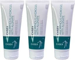 Pomada Ally Gel Hidrogel Casex 85g | 3 Unidades – Tratamento de Feridas, Úlceras, Cortes, Abrasões e Queimaduras