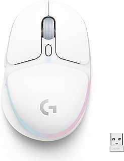 Mouse Gamer Sem Fio Logitech G705 LIGHTSPEED com RGB LIGHTSYNC, Design Compacto, 6 Botões Programáveis, Bateria Recarregável, Conexão Bluetooth, Compatível com Windows, macOS, iPadOS, iOS