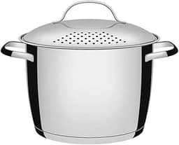 Espagueteira com Fundo Triplo Tramontina Inox 22Cm, ESPAGUETEIRA ALLEGRA