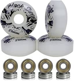 Roda Skate Black Sheep 53mm Dureza 95A com Rolamentos ABEC-5
